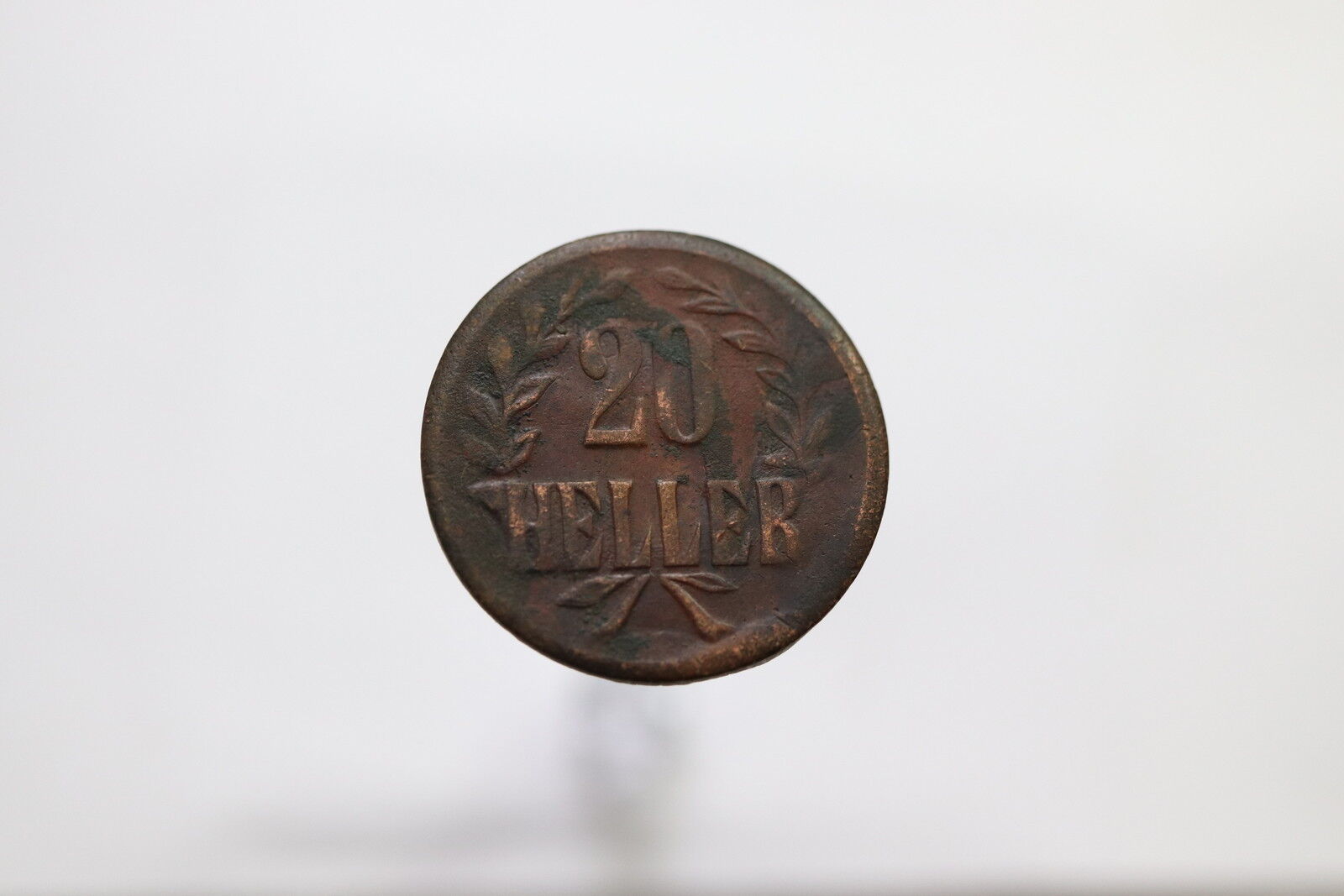 German East Africa 1916 - 20 Heller - Tabora Emergency Coin 12.44 Gr. B11 #HZ175