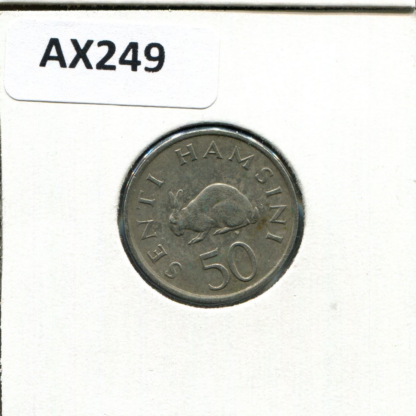 50 SENTI 1983 TANZANIA Coin #AX249.U