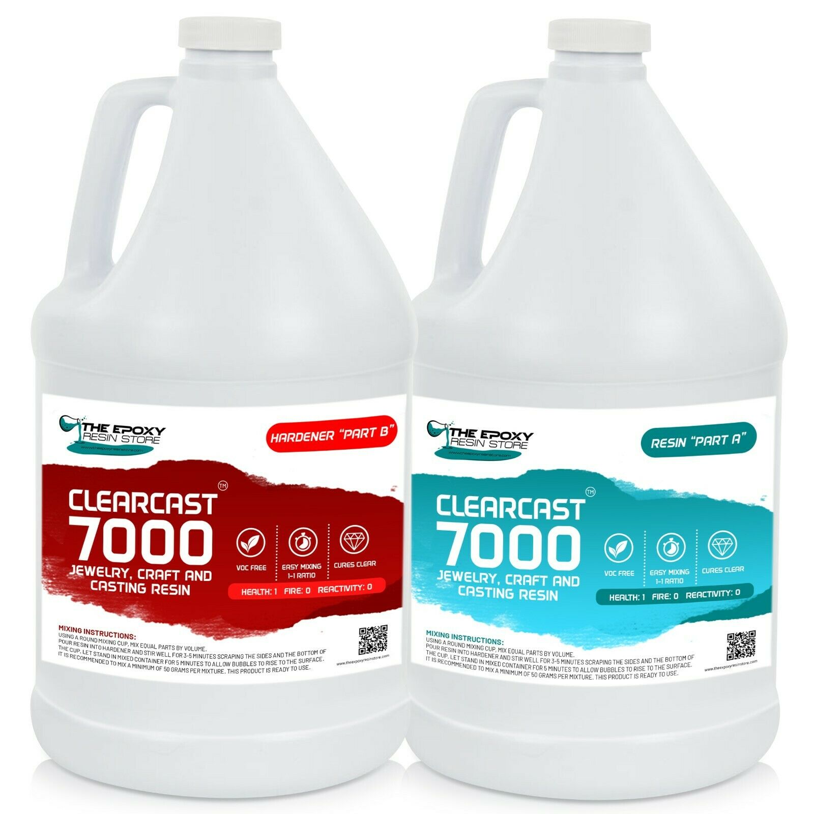 Clearcast 7000 - Clear Epoxy Resin - Gallon Kit