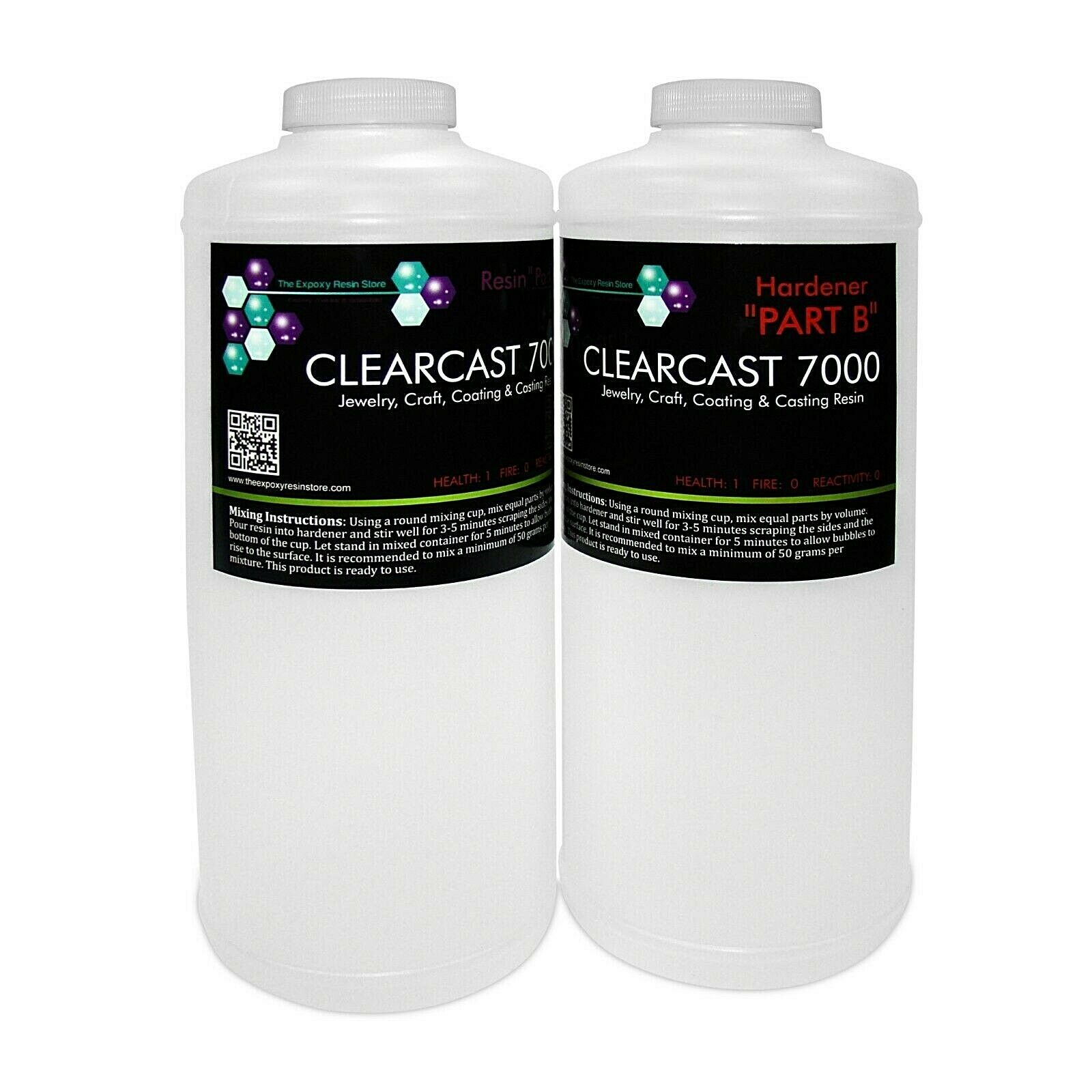 Clearcast 7000 - Clear Epoxy Resin 70oz Kit